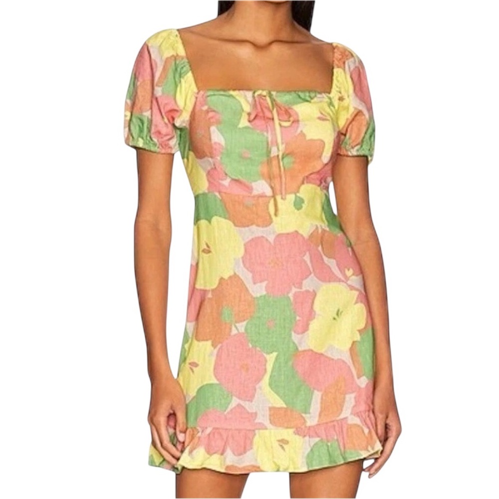 Sanctuary Women’s Floral Fresh Breeze Mini Dress | Size 8